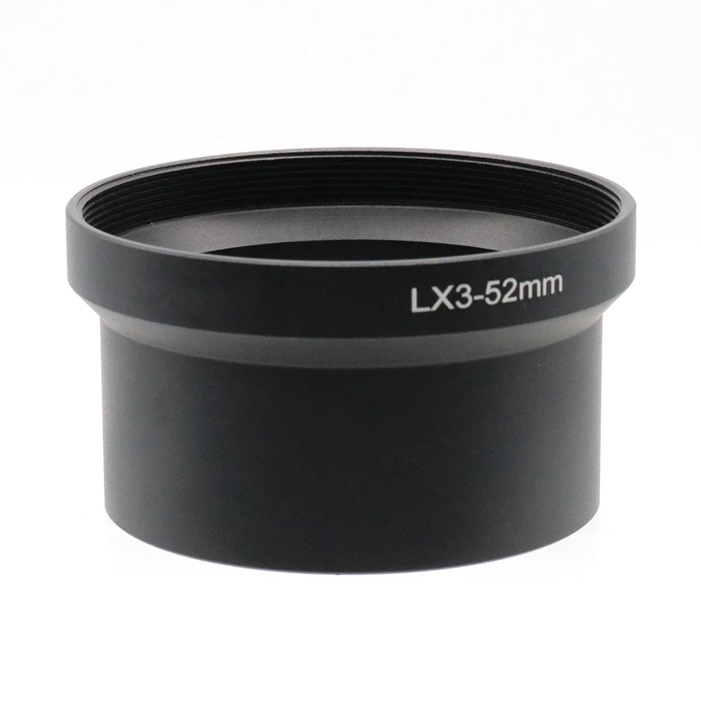 Metal Lens Adapter Tube Ring 52mm Mount Filter For Panasonic LUMIX DMC-LX3 Camera thumbnail 2