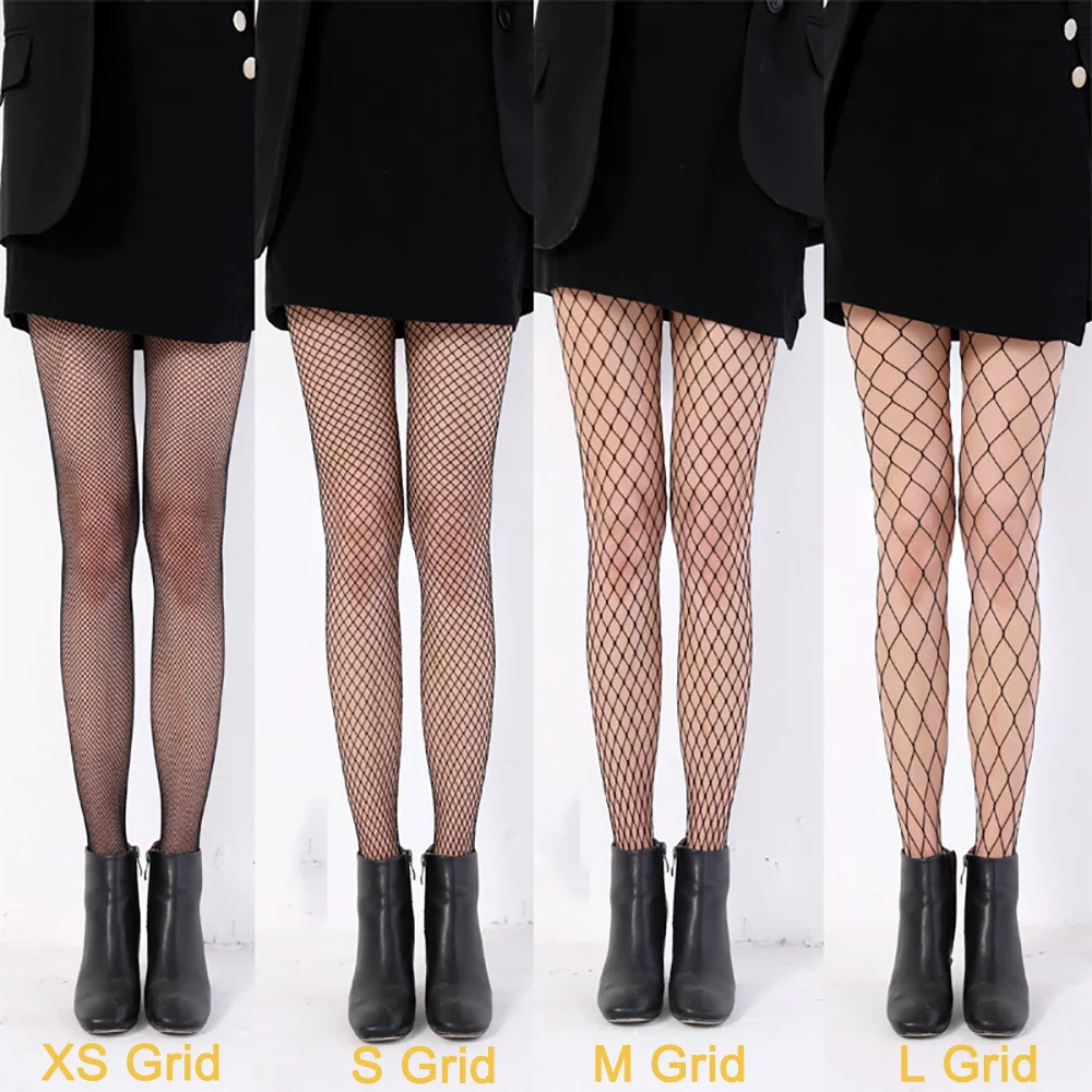 Sexy  Fishnet Stockings Women's Tights Fishnet Mesh Long Nylon Tights Body Stockings Fish Net Pantyhose High Waist Hosiery thumbnail 5