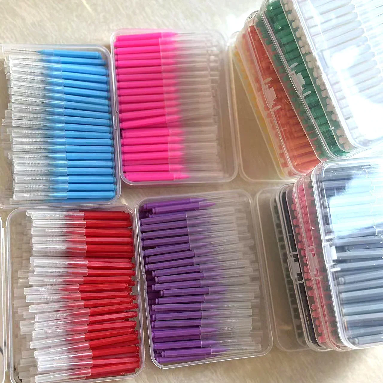 100/200Pcsbox Interdental Brushes Health Care Tooth Escova Interdental Cleaners Orthodontic Dental Teeth Brush Oral Hygiene Tool thumbnail 3