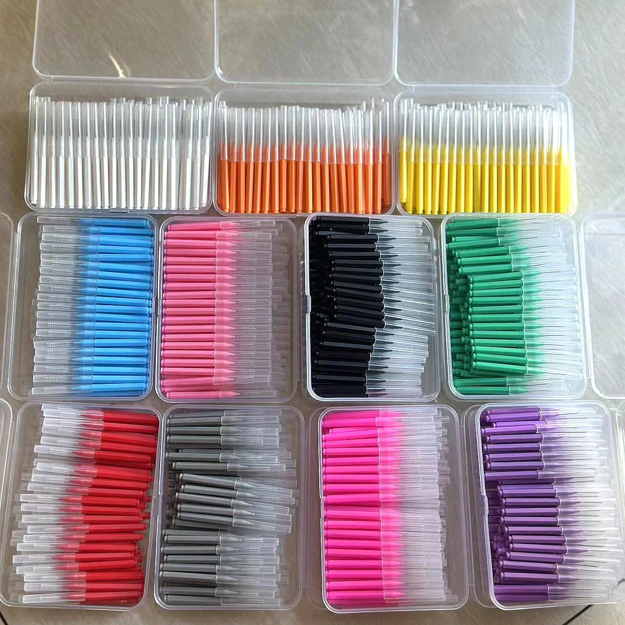 100/200Pcsbox Interdental Brushes Health Care Tooth Escova Interdental Cleaners Orthodontic Dental Teeth Brush Oral Hygiene Tool thumbnail 4
