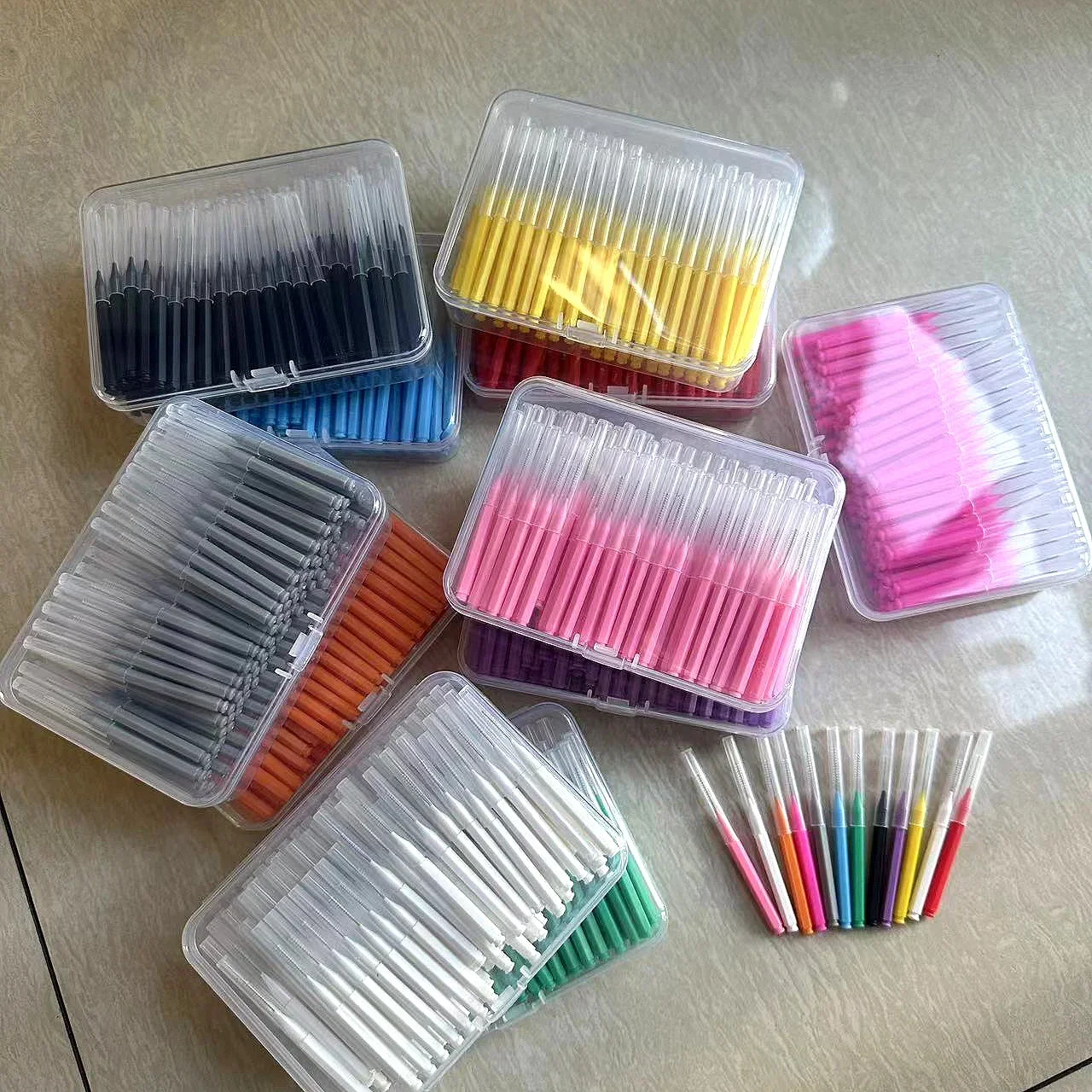 100/200Pcsbox Interdental Brushes Health Care Tooth Escova Interdental Cleaners Orthodontic Dental Teeth Brush Oral Hygiene Tool thumbnail 6
