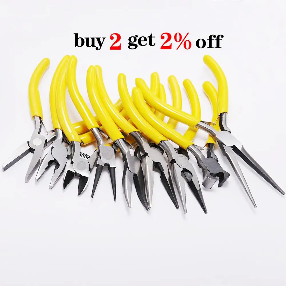 Multifunctional Hand Tools Jewelry Pliers Equipment Round Nose End Cutting Wire Pliers For Jewelry Making Handmade Accessories thumbnail 6