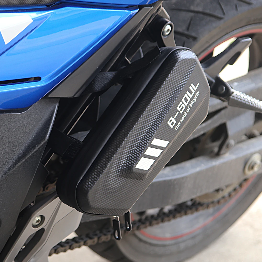 B-SOUL Electric Bike Hanging Bag Motorcycle Side Bags Waterproof Moto Engine Pack Hard Shell Bags Mountain Bike Triangle Pouch thumbnail 3