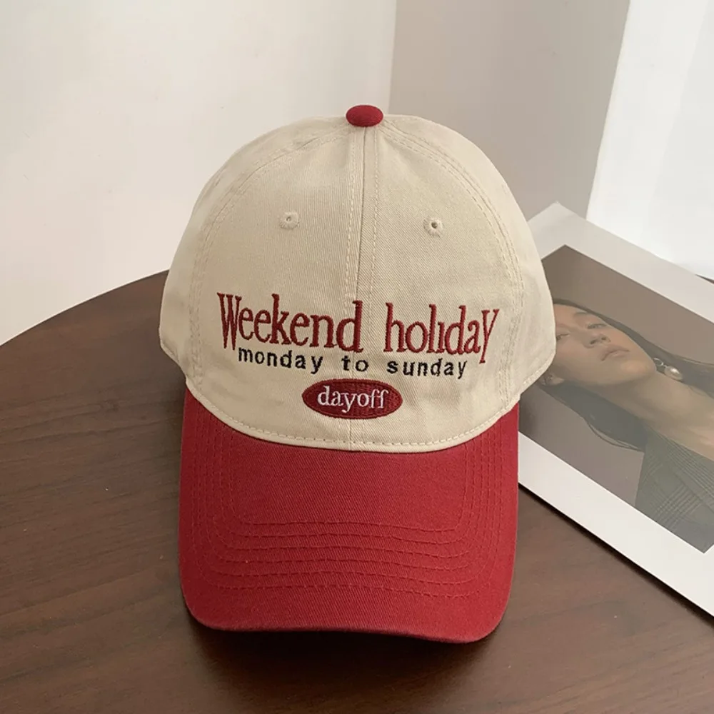 Retro Baseball Cap Versatile Sunscreen and Shading Hat Breathable Adjustable Hip Hop Gorras Trucker Cotton Cap Dad Hats thumbnail 5
