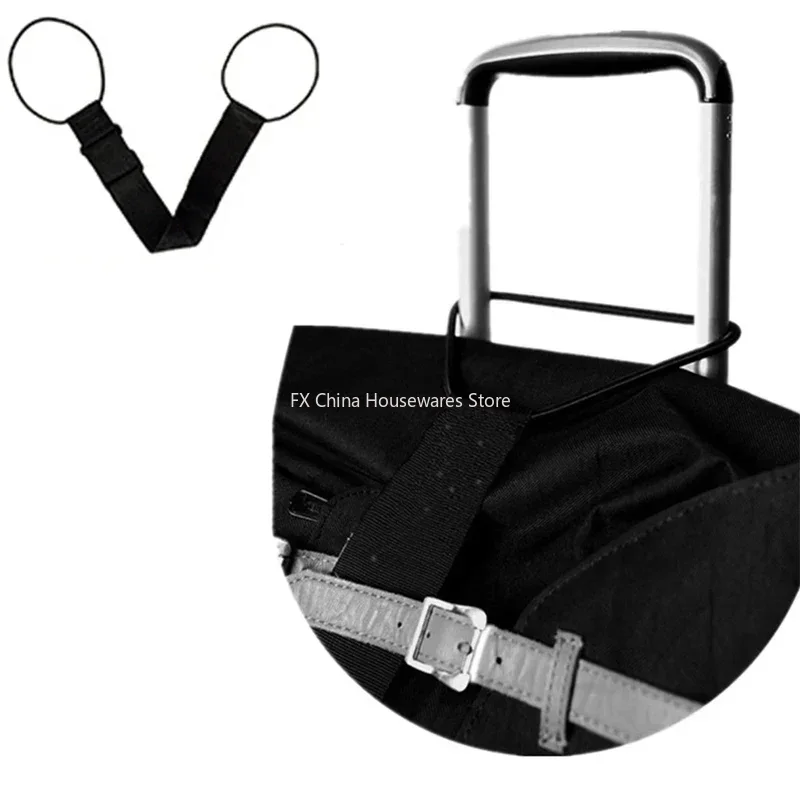 Elastic Adjustable Luggage Strap, Bungee Travel Security Belt, for Carry On, Secure Baggage Transport thumbnail 5