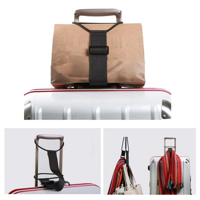 Elastic Adjustable Luggage Strap, Bungee Travel Security Belt, for Carry On, Secure Baggage Transport thumbnail 2