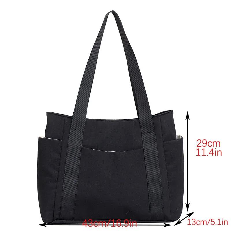 2024 New Handbags Casual Shopping Bags for Women Soft Canvas Big Capacity Tote Bag Messenger Big Mummy Shoulder Bag Ladies thumbnail 6