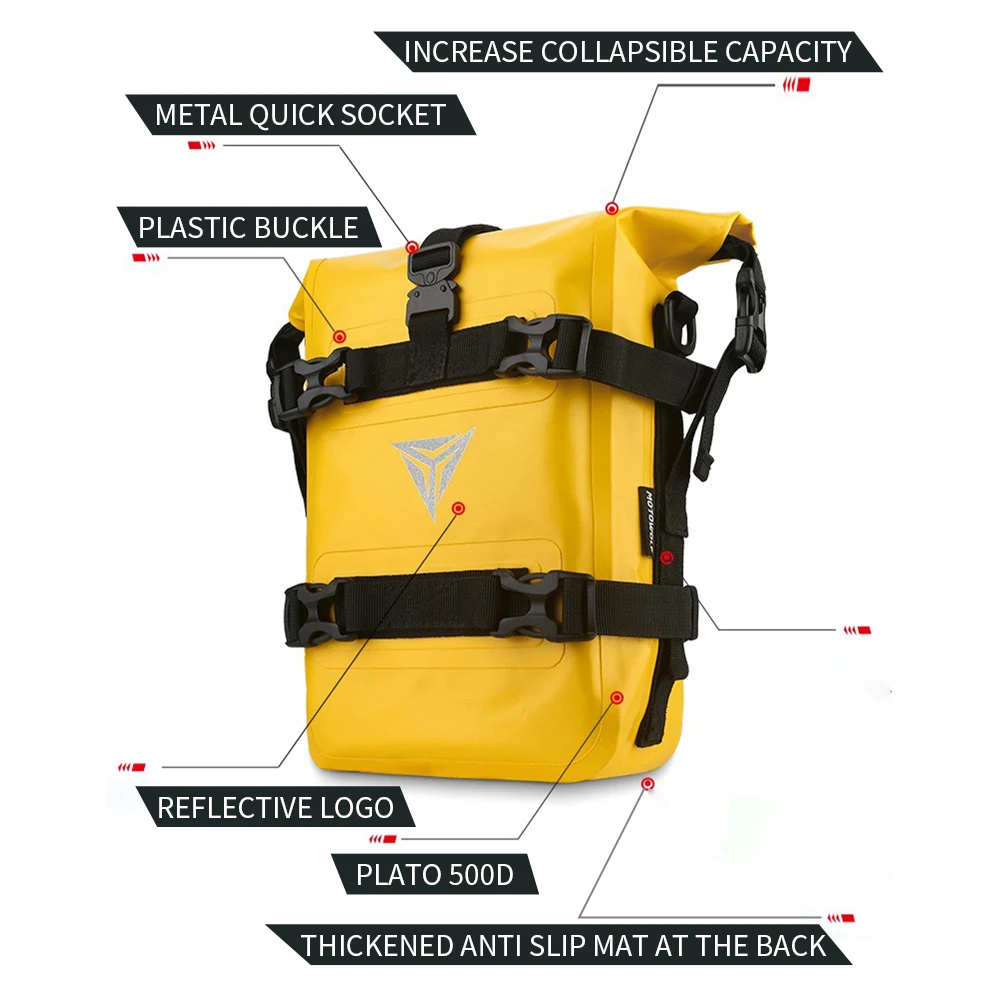 For BMW R1200GS R1250GS ADV For HONDA NC750X CB500X Motorcycle Frame Crash Bars Waterproof Bag Bumper Repair Tool Placement Bag thumbnail 4