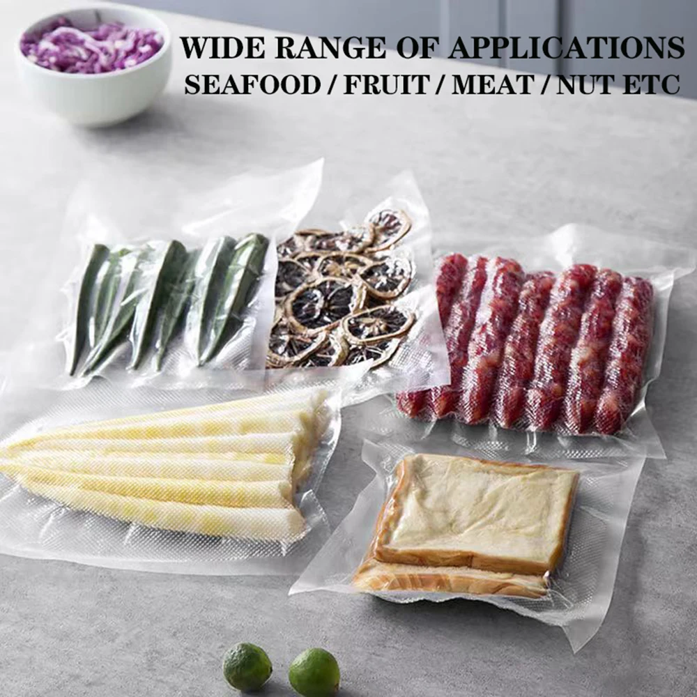 1 Rolls Vacuum Bags For Food, 500cm Per Roll,Reusable, BPA-free,Food Vacuum Sealer Bags For Vac Storage Meal Prep Sous Vide thumbnail 4