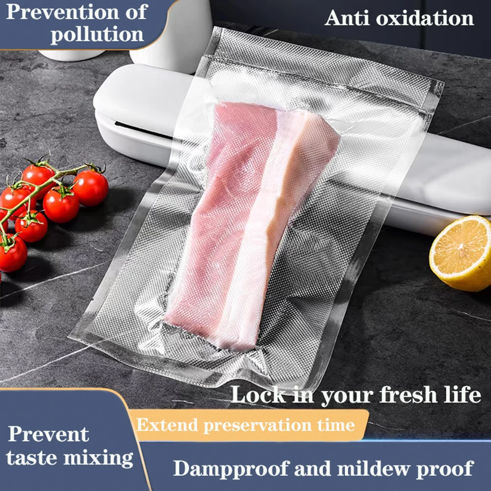 1 Rolls Vacuum Bags For Food, 500cm Per Roll,Reusable, BPA-free,Food Vacuum Sealer Bags For Vac Storage Meal Prep Sous Vide thumbnail 3