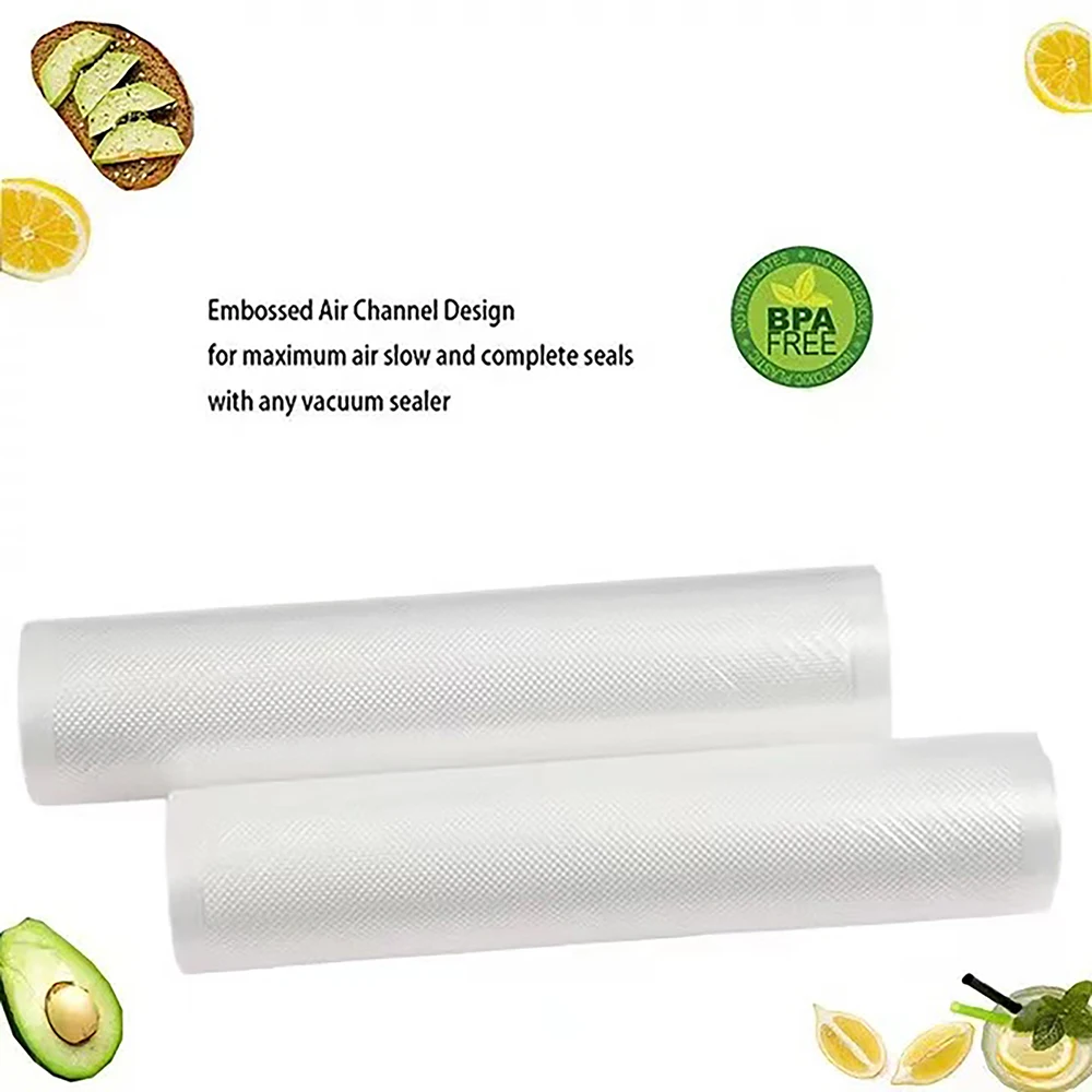 1 Rolls Vacuum Bags For Food, 500cm Per Roll,Reusable, BPA-free,Food Vacuum Sealer Bags For Vac Storage Meal Prep Sous Vide thumbnail 6