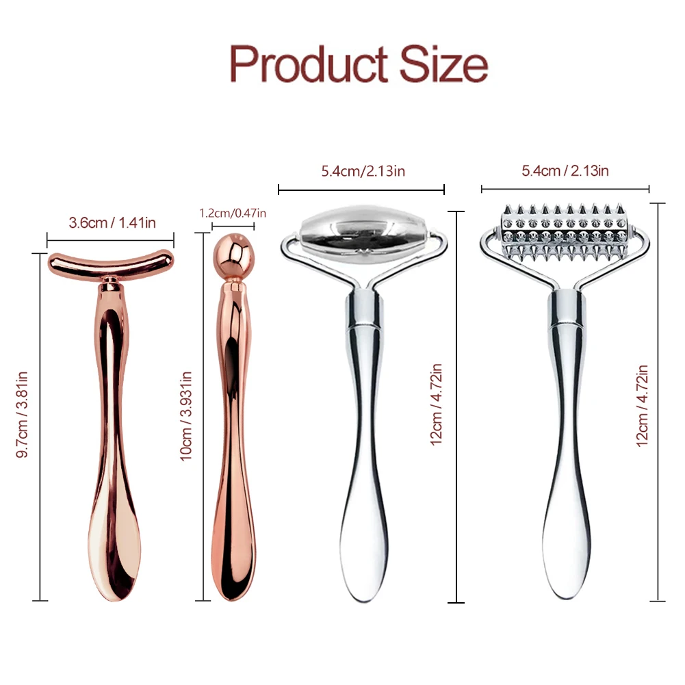 2in1 Mini Eye Massage Stick Face Lifting Massage Anti Cream Eye Pouch Dark Circles Spoon Applicator Facial Mixing Scoop Tool thumbnail 4
