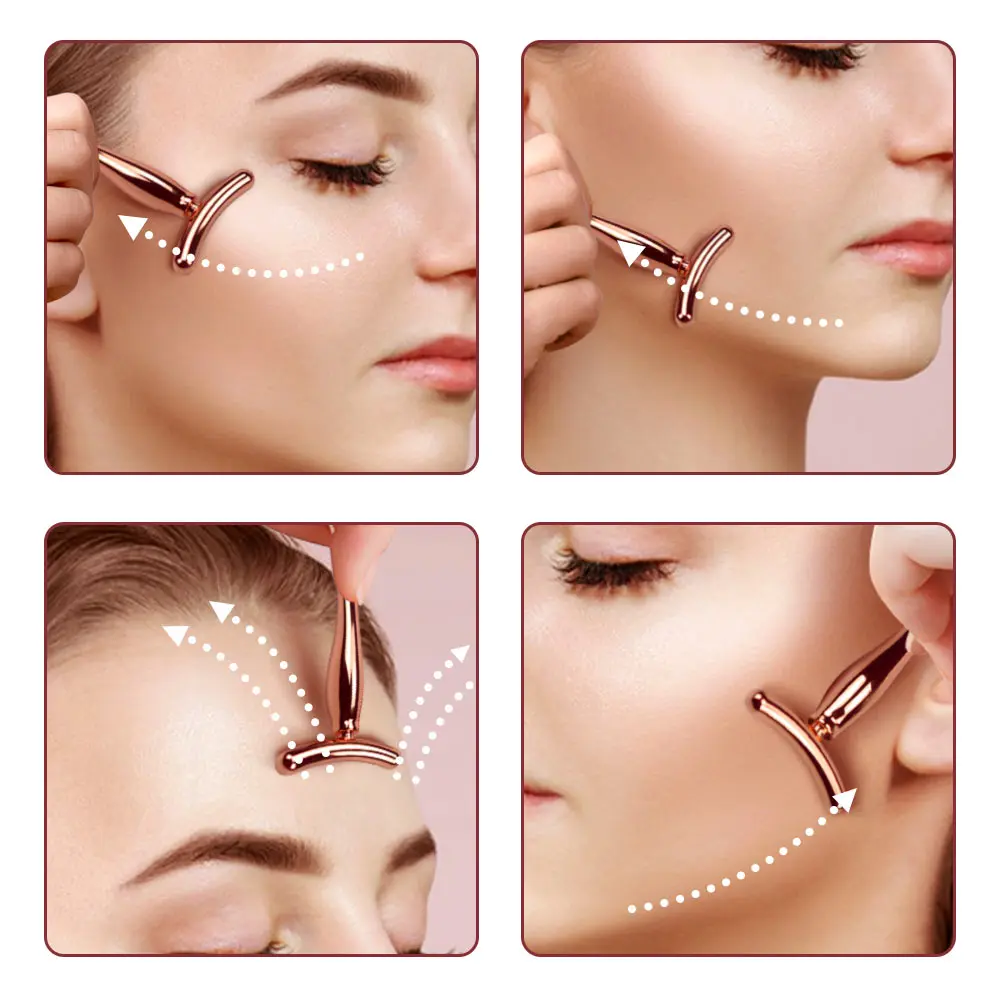 2in1 Mini Eye Massage Stick Face Lifting Massage Anti Cream Eye Pouch Dark Circles Spoon Applicator Facial Mixing Scoop Tool thumbnail 3