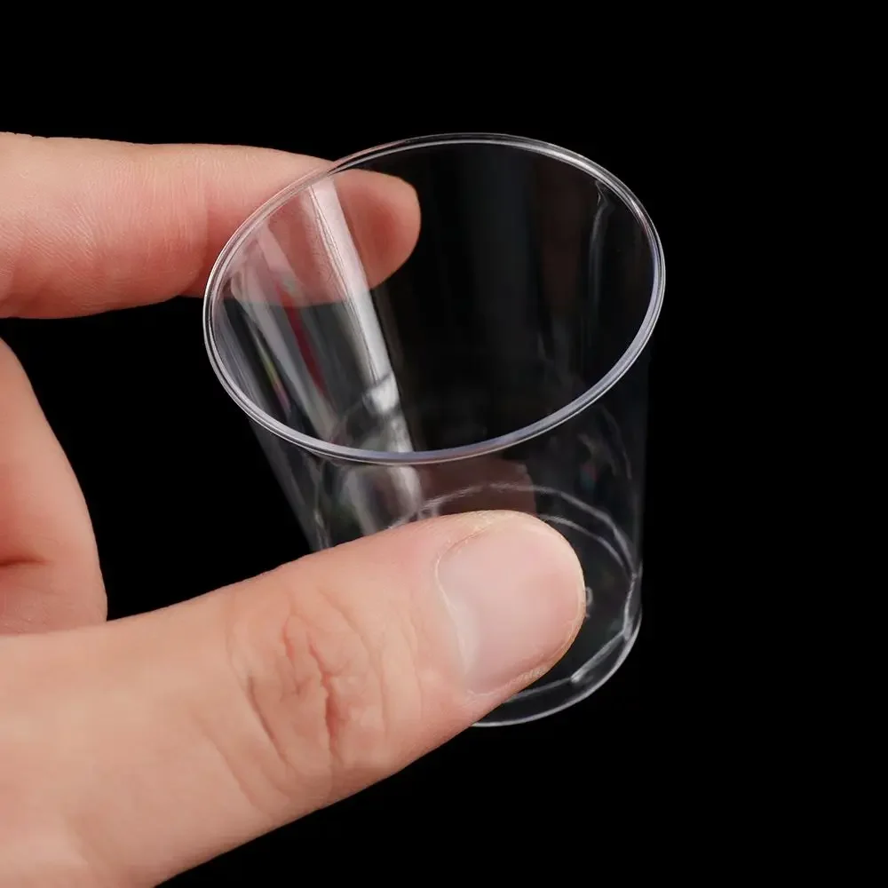 25/50pcs New Disposable Transparent Plastic Cup Outdoor Picnic Birthday Kitchen Party Tableware 160/170/200ml Cups Supplies Bar thumbnail 2
