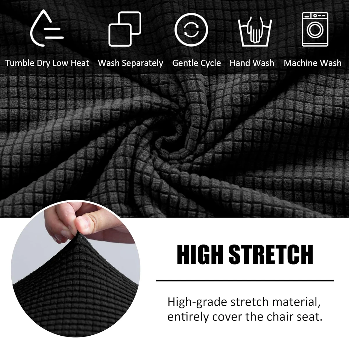 Thickened Jacquard Stretchable Computer Office Chair Covers Dustproof Pet Scratch Resistant Retractable Office Chair Cover thumbnail 3