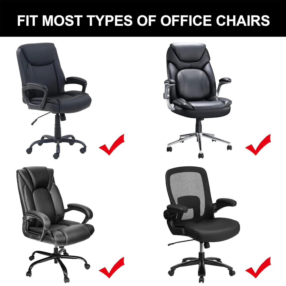 Thickened Jacquard Stretchable Computer Office Chair Covers Dustproof Pet Scratch Resistant Retractable Office Chair Cover thumbnail 6