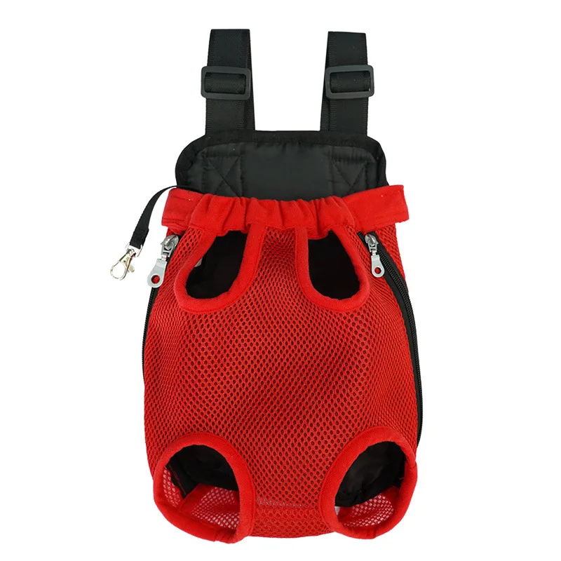 Adjustable Cat Dog Carrier Bag Pet Double Shoulder Backpack Portable Bag Outdoor Travel Camping Hiking Chest Strap Bag thumbnail 5