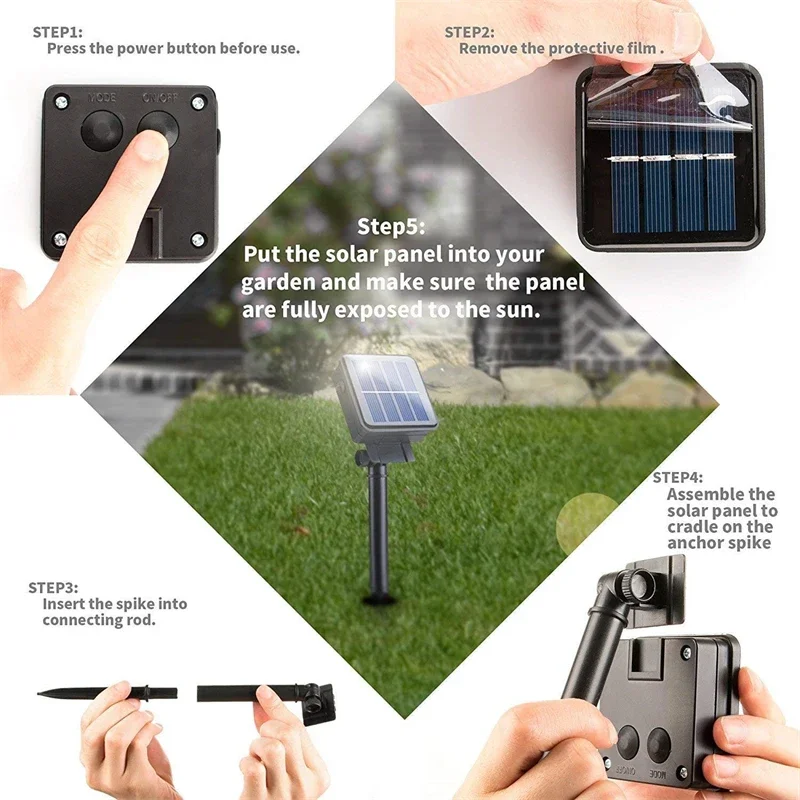 7M/12M/22M/32M LED Solar String Fairy Lights Outdoor Path Garlands Lamp Patio Waterproof Christmas Wedding Garden Street Lights thumbnail 4