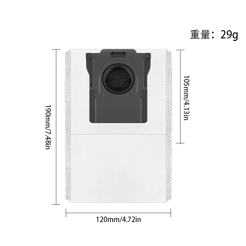 Dreame X40 Ultra / X40 Pro Robot Vacuum Spare Parts Main Side Brushes Mop Cloths HEPA Filters Dust Bags Accessories thumbnail 6