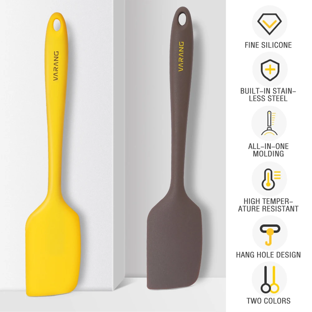 1Pc Kitchen Silicone Cream Butter Cake Spatula Scraper Cake Cream Scraper Nonstick Butter Spatula Brush Mixer Cake Baking Tools