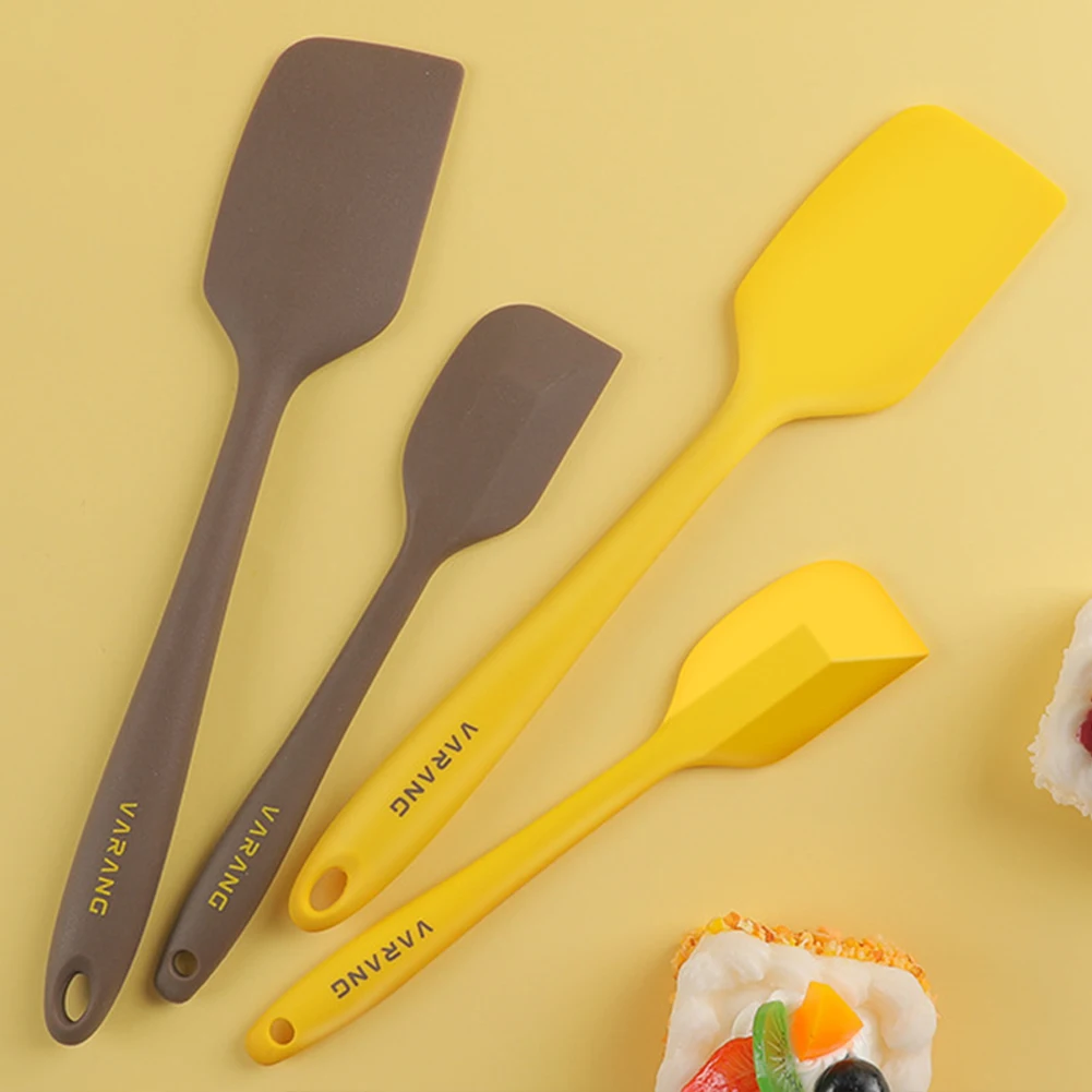 1Pc Kitchen Silicone Cream Butter Cake Spatula Scraper Cake Cream Scraper Nonstick Butter Spatula Brush Mixer Cake Baking Tools thumbnail 2