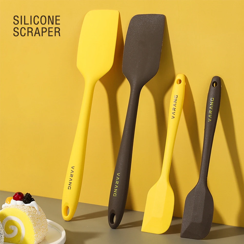 1Pc Kitchen Silicone Cream Butter Cake Spatula Scraper Cake Cream Scraper Nonstick Butter Spatula Brush Mixer Cake Baking Tools thumbnail 3