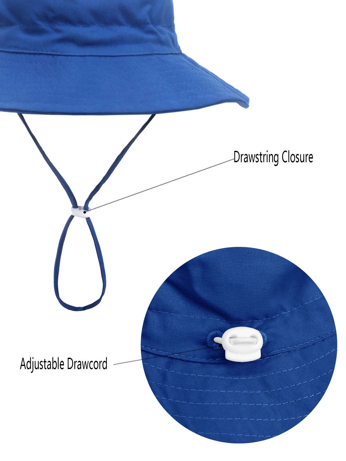 2 PCS A SET Large brim sun hat for boys and girls Outdoor Summer Travel Beach Party cap with glasses thumbnail 3