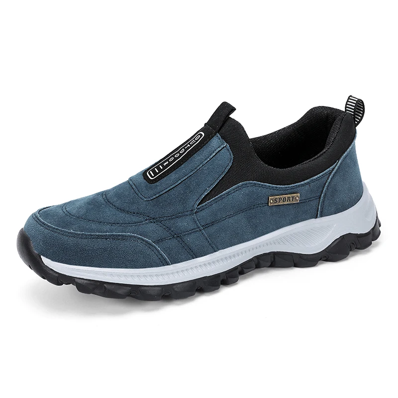 Men's non-slip casual sports shoes wear-resistant hiking shoes Outdoor 2025 fashion comfortable flat walking shoes for men thumbnail 3