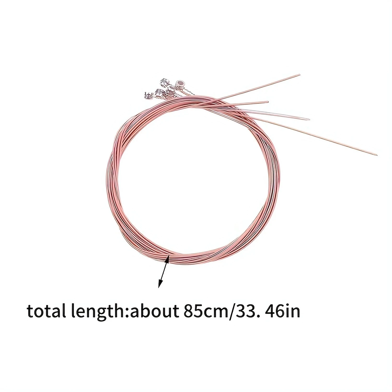 6Pcs/Set High-Quality Acoustic Guitar Strings - Replacement Guitar Strings, Premium Guitar Accessories thumbnail 6