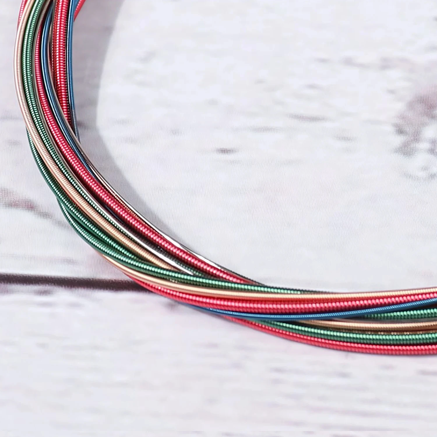 6Pcs/Set High-Quality Acoustic Guitar Strings - Replacement Guitar Strings, Premium Guitar Accessories thumbnail 5