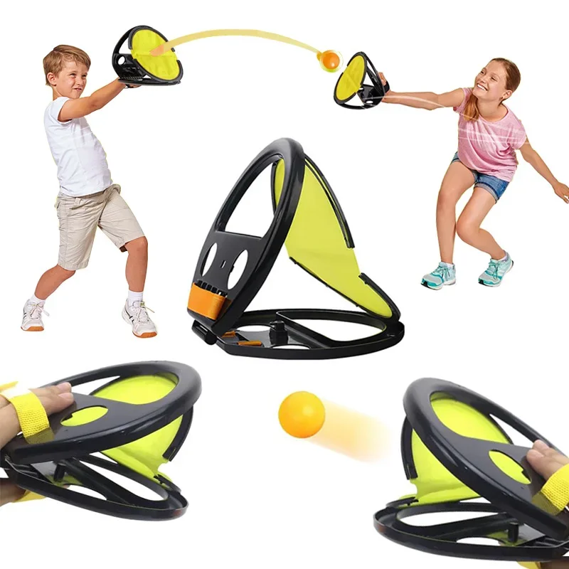 1PC Catch Ball Game for Adult Outdoor Indoor Funny Interaction Sensory Sport Training Hand Eye Coordination Outdoor Fitness thumbnail 2
