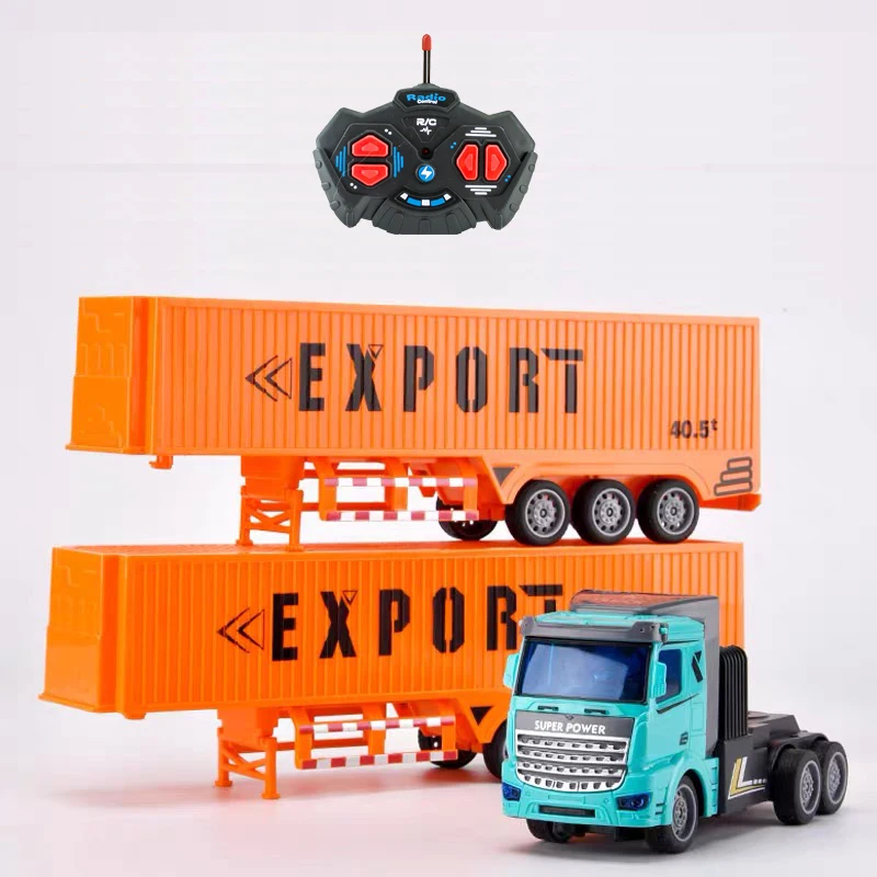 1/48 Rc Truck Heavy-Duty Toy Cars Trucks Remote Control Semi-Trailer Construction Electric Truck Big Rc Trailer Dump Boys Gift thumbnail 4