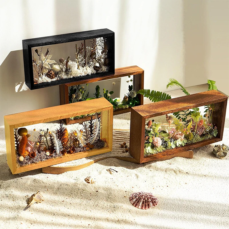 3D Wooden Photo Frame Dried Flower Specimen Holder Handmade DIY Handwork Display Picture Frame Home Decoration Depth 3cm thumbnail 6