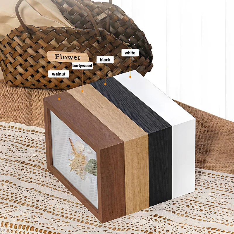 3D Wooden Photo Frame Dried Flower Specimen Holder Handmade DIY Handwork Display Picture Frame Home Decoration Depth 3cm thumbnail 4