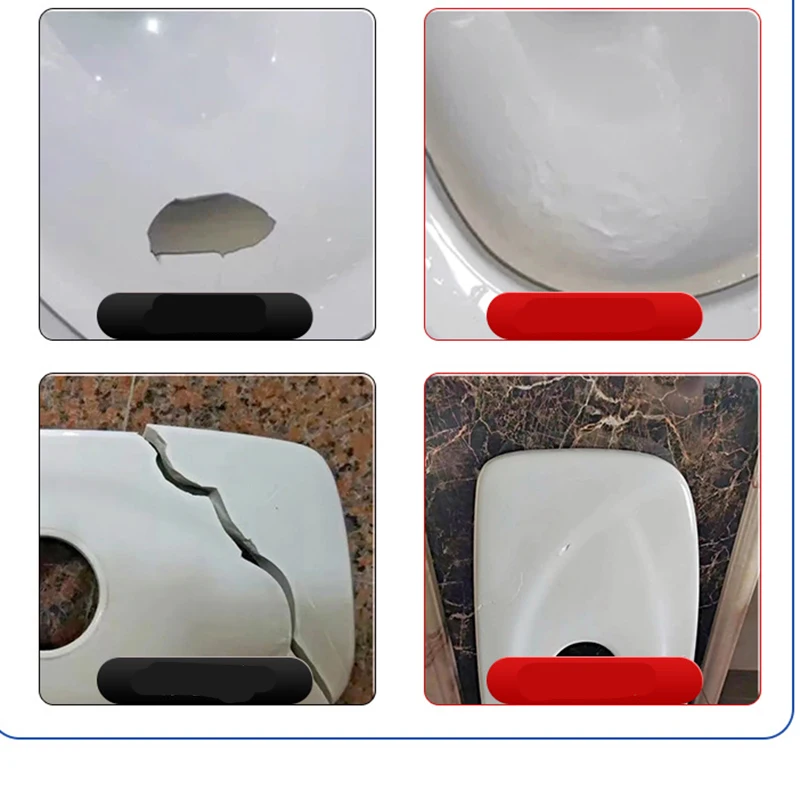 30/100g Tile Repair Agent AB Adhesive Ceramic Repair Glue Marble Floor Tile Toilet Washbasin Repair Glue Crack Repair Caulk Glue thumbnail 5
