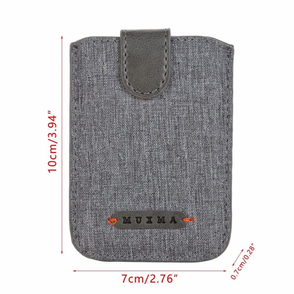 Universal RFID Blocking 5 Pull Credit Card Holder Cell Phone Wallet Case Stick Adhesive thumbnail 5