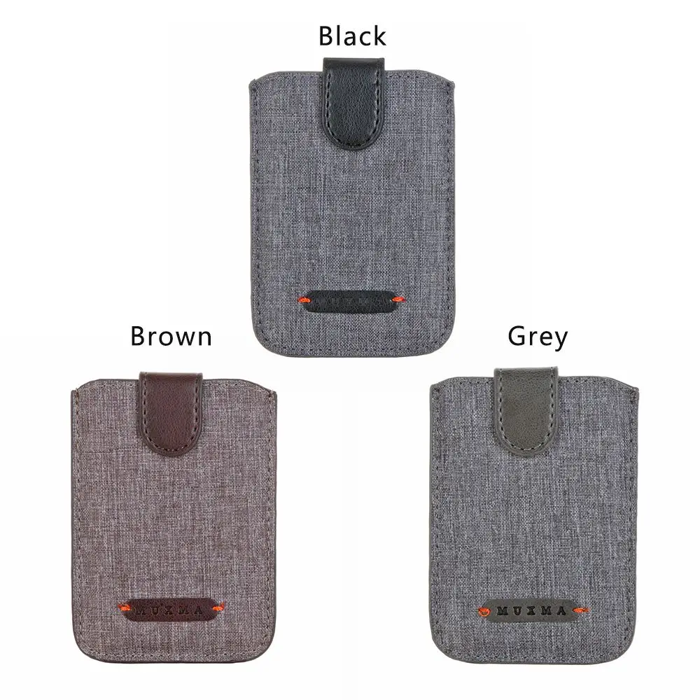 Universal RFID Blocking 5 Pull Credit Card Holder Cell Phone Wallet Case Stick Adhesive thumbnail 6