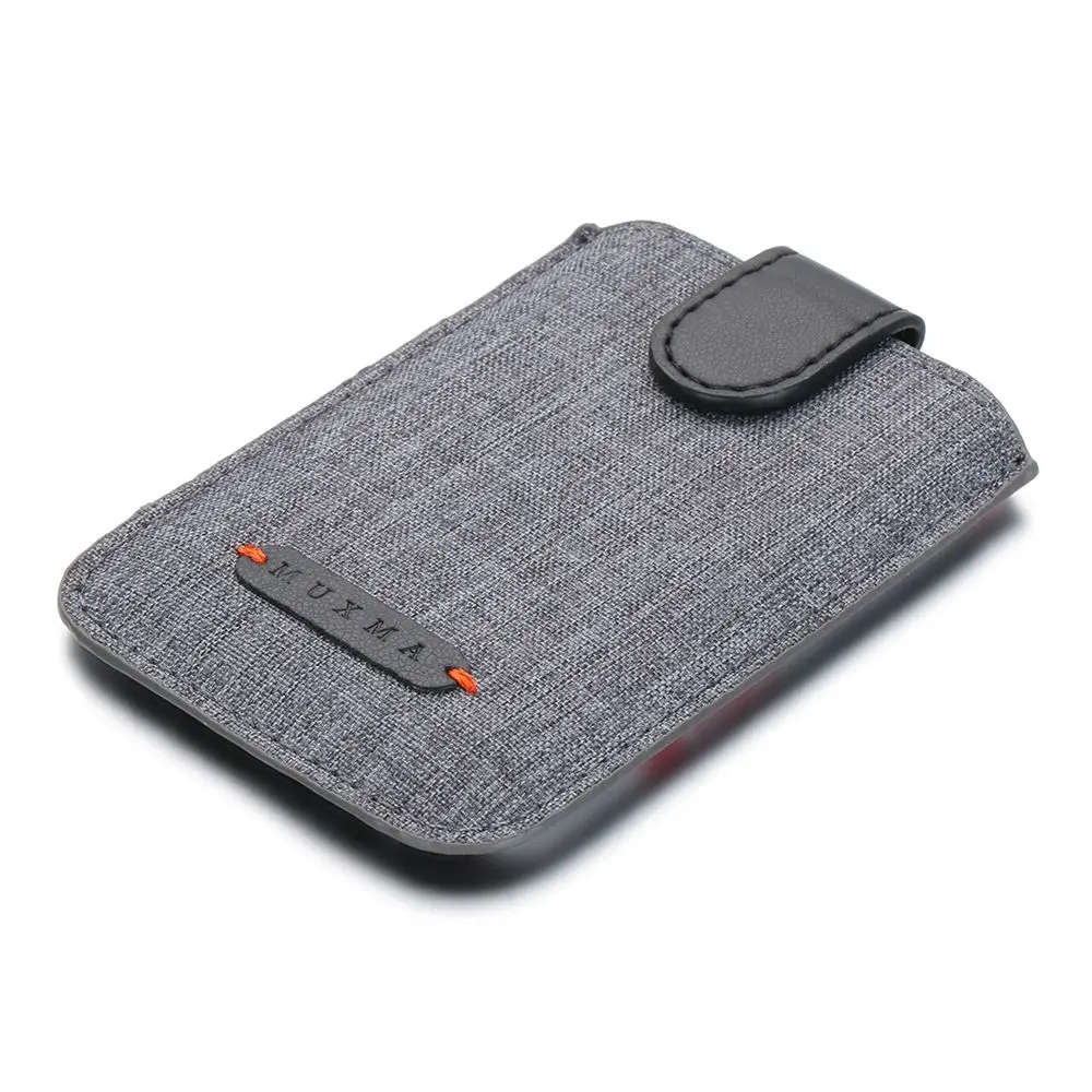 Universal RFID Blocking 5 Pull Credit Card Holder Cell Phone Wallet Case Stick Adhesive thumbnail 4