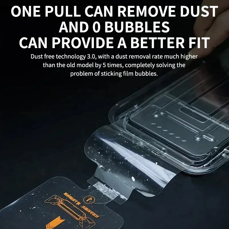 Oleophobic Coating Dust Free Easy Installation Screen Protector For iPhone 14 11 13 12 15 Pro Max Mini XS X XR 17 16 Plus Glass thumbnail 3