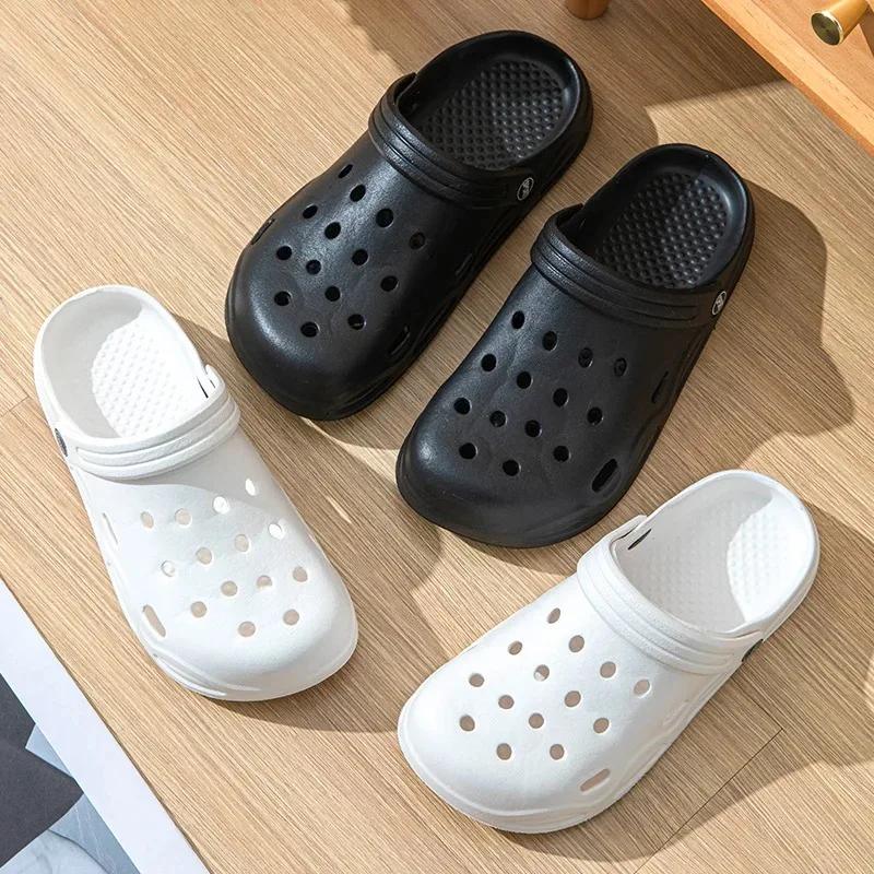 Summer Hollow Out Closed Toe Non-slip Sandals Soft Bottom SandalsMen Lightweight Thick-soled Garden Shoes thumbnail 5