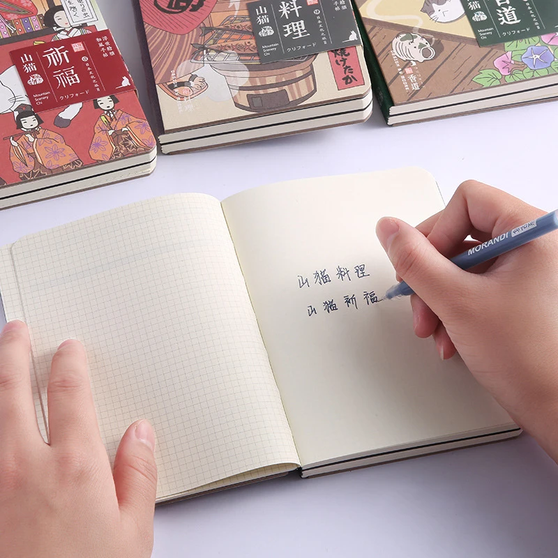 Creative Cartoon Cat Hardcover Notebook Planner Paper Diary Monthly Yearly Agenda Notepads School Student Planning Stationery thumbnail 4
