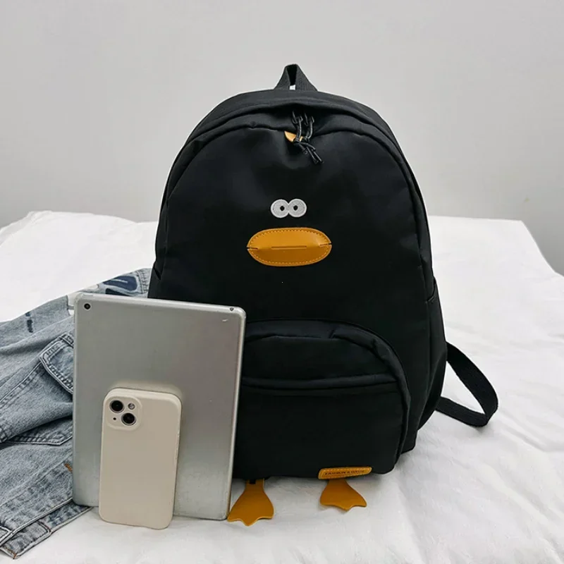 New Cartoon Duck Backpack Designer Cute Travel Bag Female College Student Versatile Korean Edition Girls' School Bag рюкзак thumbnail 5
