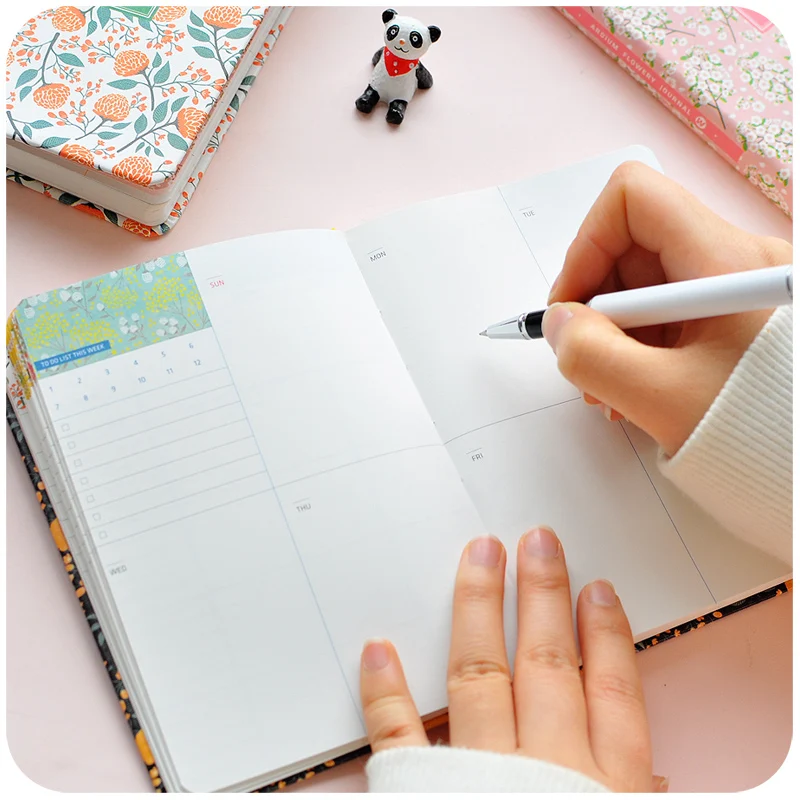 2025 Planner Agenda A5/A6 Notebook Paper Weekly Monthly Yearly Plan Schedules Journal Notepads Stationery Supplies thumbnail 3