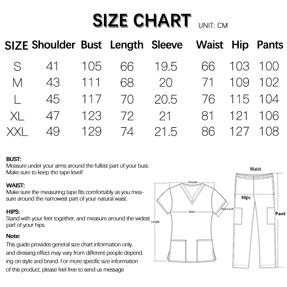 Multicolor Short Sleeve Medical Scrubs Sets Pharmacy Beauty Salon Workwear Nurse Uniform Hospital Doctor Dental Surgery Uniforms thumbnail 2