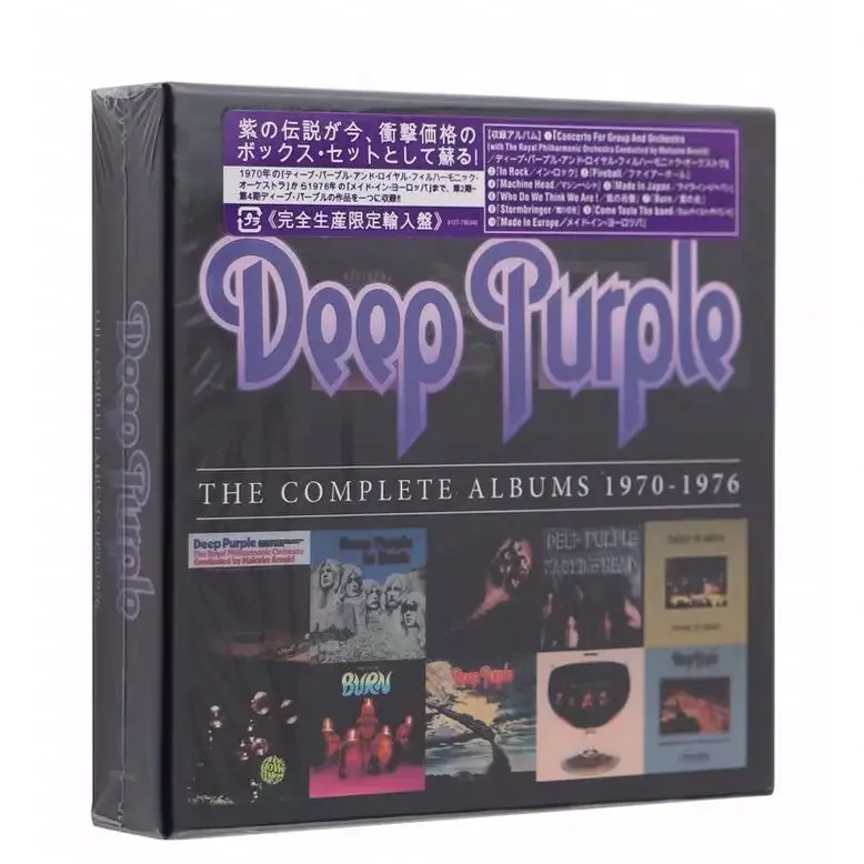British Rock Band Deep Purple Complete Album 1970-1976 10CD Heavy Metal and Modern Hard Rock Pioneer Band Music CD thumbnail 2