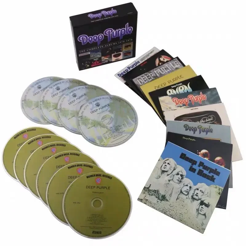 British Rock Band Deep Purple Complete Album 1970-1976 10CD Heavy Metal and Modern Hard Rock Pioneer Band Music CD thumbnail 4