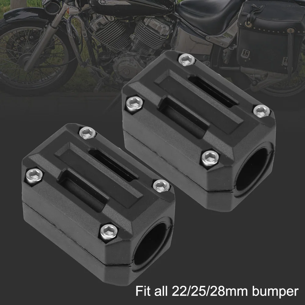 Engine Bumper Guard Blocks Fit for 22/25/28mm for Honda Decorative Block Crash Bar Motorcycle Engine Guard Protector thumbnail 3