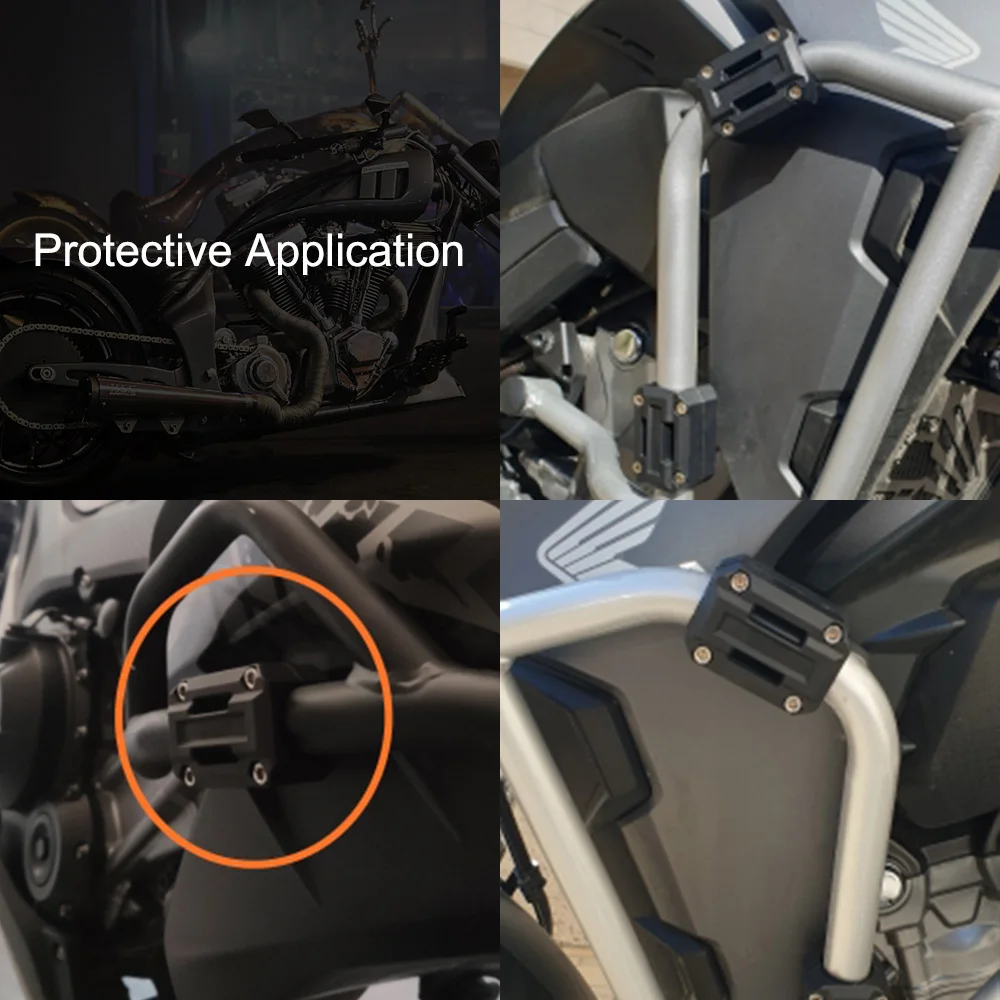 Engine Bumper Guard Blocks Fit for 22/25/28mm for Honda Decorative Block Crash Bar Motorcycle Engine Guard Protector thumbnail 5