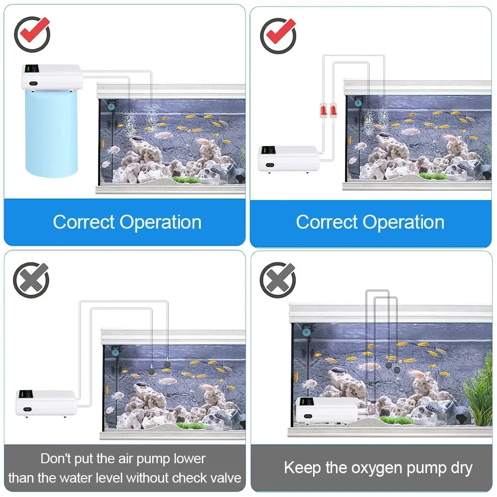 Fish Tank Oxygen Pump Charging Dual-Purpose Air Pump Usb Lithium Battery Household Portable Silent Fishing Tool Outdoor thumbnail 3