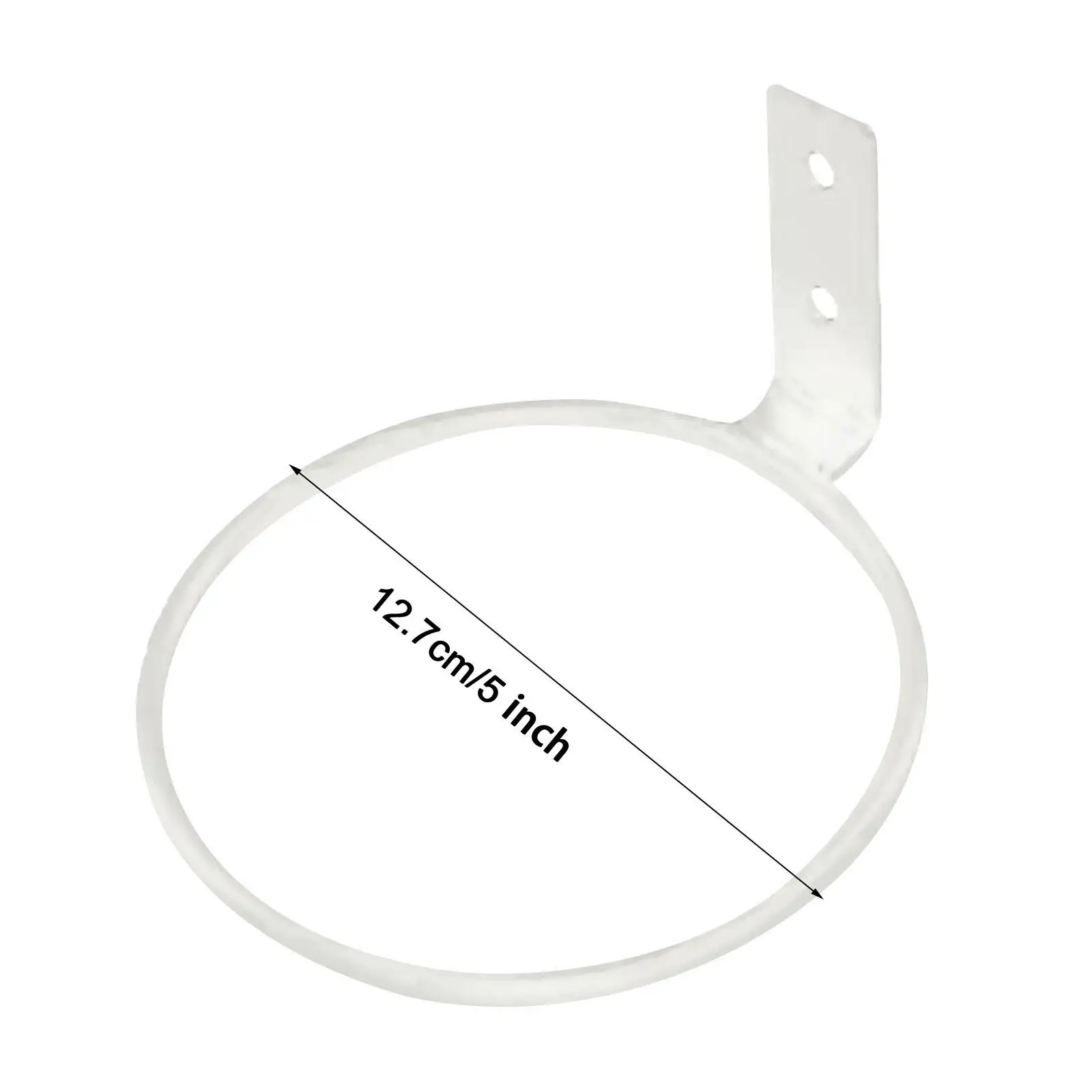 Plant Pot Ring Wall Bracket Modern Iron Wall Mount Hanging Plant Holder Plant Stand for Porches Indoor Outdoor Balcony Home thumbnail 6